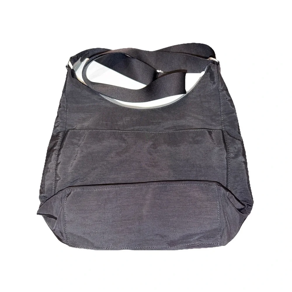 Baggallini Cargo Hobo Bag Black Lightweight Travel Zipper‎ Excellent Condition